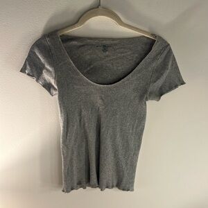 Gray Brandy Melville tee